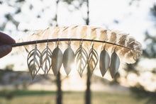 Load image into Gallery viewer, Brass Leaf Earrings | Solid Style
