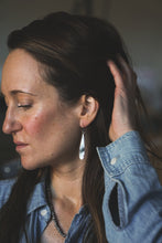 Load image into Gallery viewer, Simple Drop Earrings with Sonoran Turquoise or Red Coral
