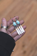 Load image into Gallery viewer, Kingman Turquoise Fringe Earrings | Pair 2
