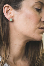 Load image into Gallery viewer, Simple Studs in colorful turquoise
