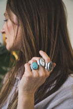 Load image into Gallery viewer, White Buffalo Brick House Ring | Size 5.5
