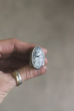 Load image into Gallery viewer, White Buffalo Brick House Ring | Size 5.5
