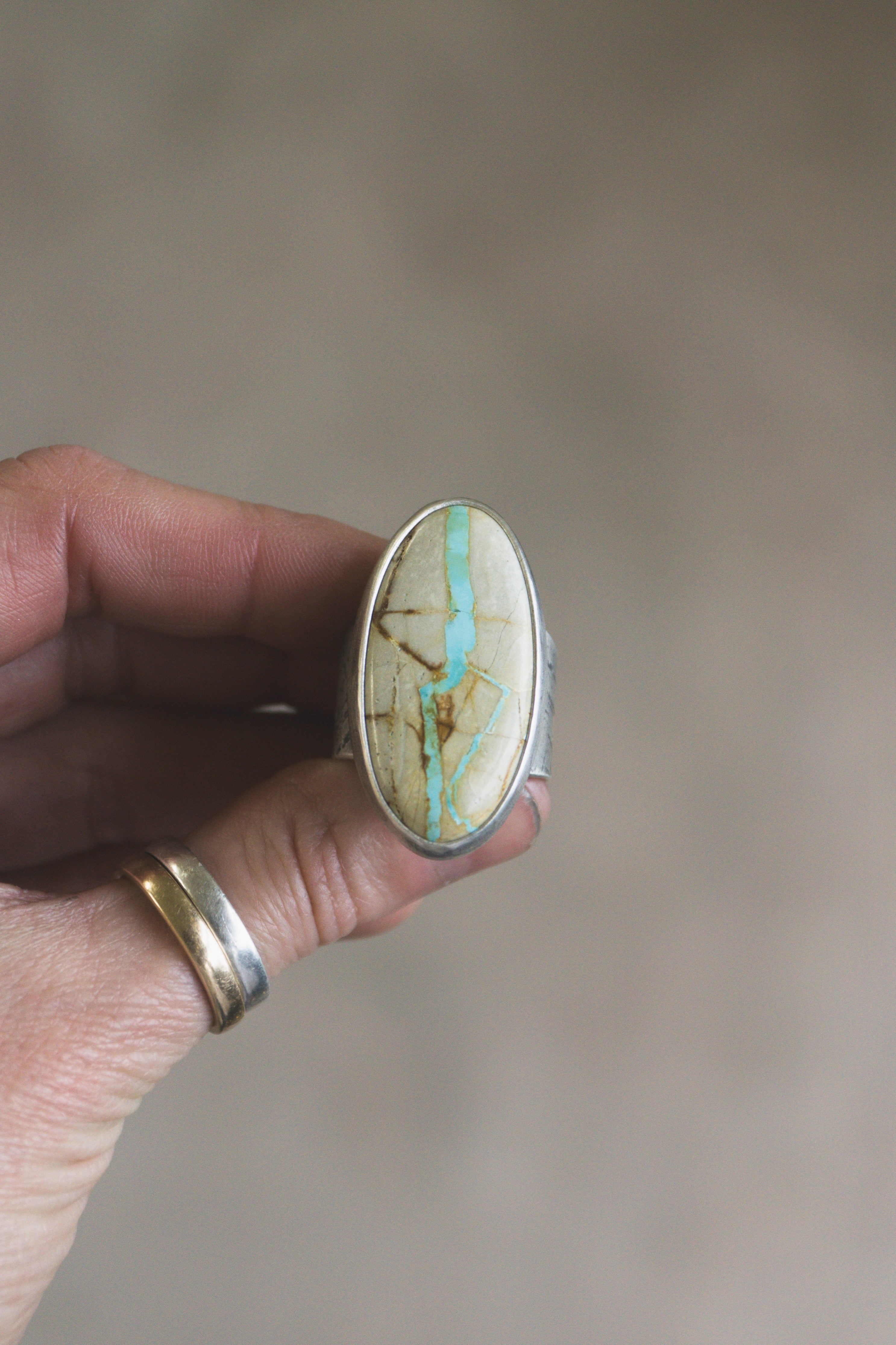 Royston Ribbon Brick House Ring | Size 9.75 – Wild Heart Wares