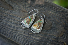 Load image into Gallery viewer, River Canyon Earrings No. 1 / Royston Ribbon / Sterling Silver
