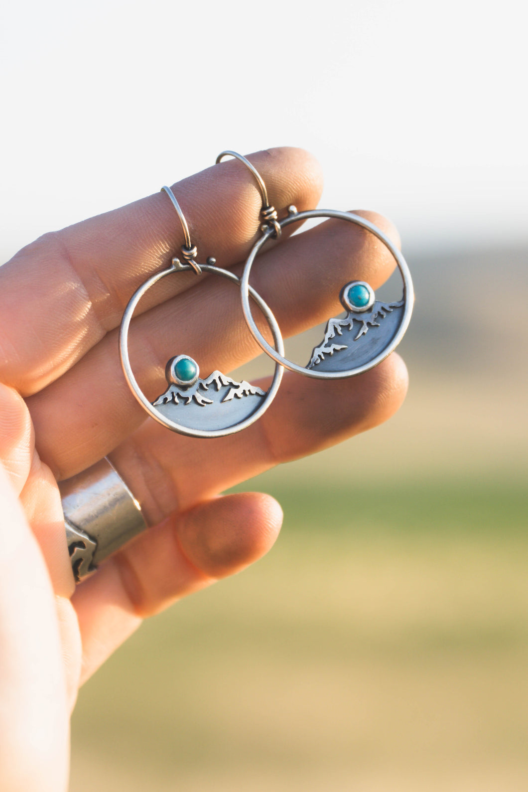 Blue Moon Rising Earrings | Pair 1