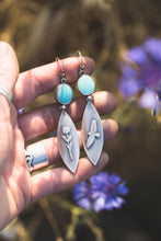 Load image into Gallery viewer, Flowers and Flight Earrings
