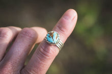 Load image into Gallery viewer, Whitewater Ring No 3 / Royston Ribbon / Sterling Silver / Fits Size 5

