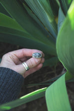 Load image into Gallery viewer, Starfox Variscite + Sterling Silver Sideways Ring / Size 6
