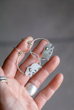 Load image into Gallery viewer, Critter Hoops | Sterling Silver + Brass
