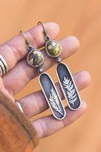 Load image into Gallery viewer, Botanical Drop Earrings
