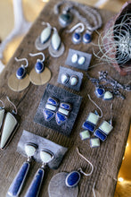 Load image into Gallery viewer, Morrisonite + Sterling Silver Necklace
