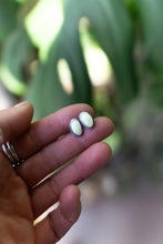 Load image into Gallery viewer, Lemon Chrysoprase Simple Studs
