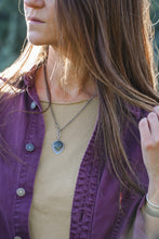 Load image into Gallery viewer, Morrisonite + Sterling Silver Necklace
