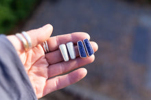 Load image into Gallery viewer, Lapis Bar Studs
