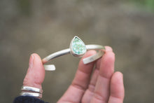 Load image into Gallery viewer, Sonoran Gold Turquoise + Sterling Silver Cuff
