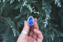 Load image into Gallery viewer, Lapis Lazuli + Sterling Silver Statement Ring | Size 7.5
