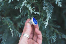 Load image into Gallery viewer, Lapis Lazuli + Sterling Silver Statement Ring | Size 7.5
