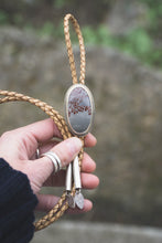 Load image into Gallery viewer, Coffee Bean Jasper + Sterling Silver Bolo Tie
