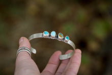 Load image into Gallery viewer, Stacker Canyon Cuff #2 | Royston Turquoise + Sterling Silver
