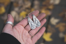 Load image into Gallery viewer, Coyotes in the Forest Earrings | Pair #2 | Sterling Silver + Brass
