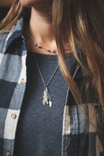 Load image into Gallery viewer, Hawk Charm Necklace | Turquoise + Sterling Silver
