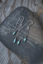 Load image into Gallery viewer, Turquoise Bead Earrings with Sterling Silver
