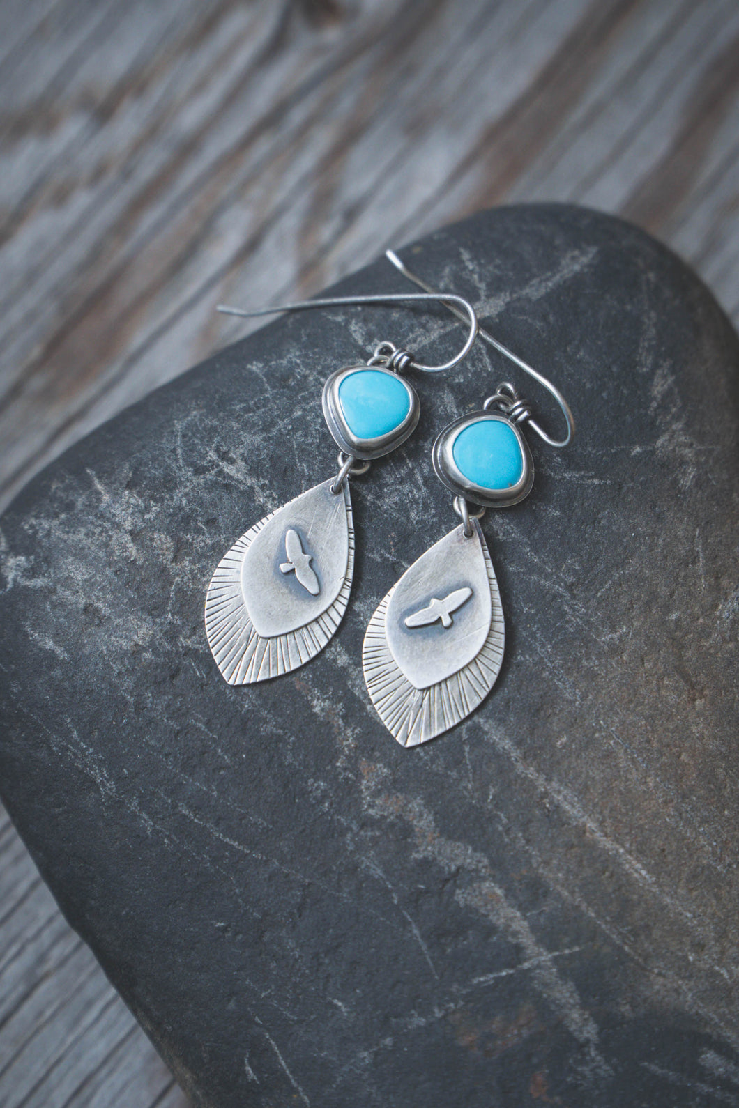 Sounds of Spring Earrings #2 | Turquoise + Sterling Silver