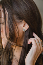Load image into Gallery viewer, Floral sterling silver studs

