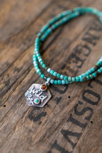 Load image into Gallery viewer, Wild Necklace with Turquoise Beads
