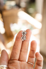 Load image into Gallery viewer, Floral sterling silver studs
