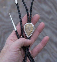 Load image into Gallery viewer, Picture Jasper + Sterling Silver Bolo Tie

